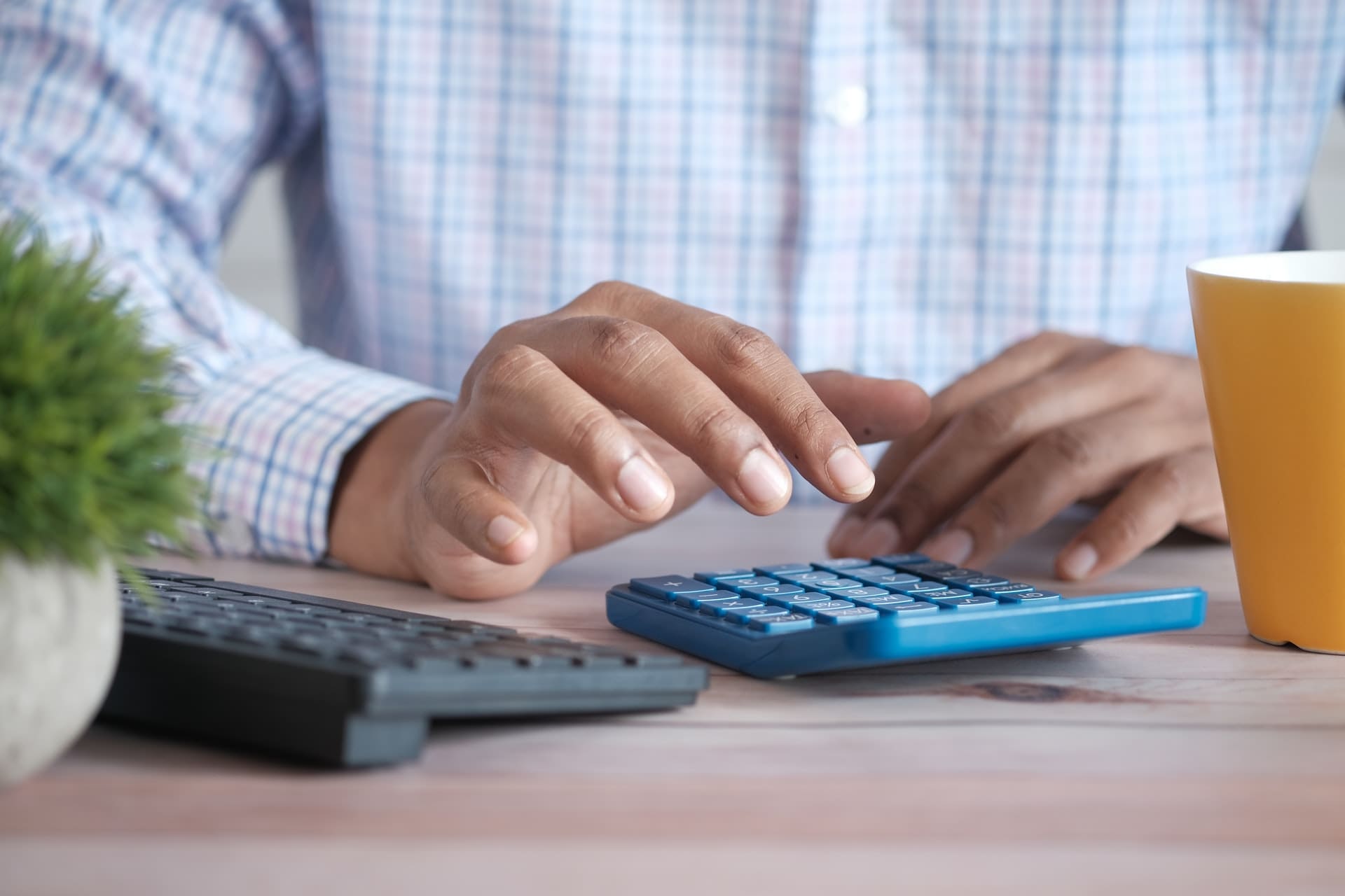 using a calculator - Dental CPA using a calculator