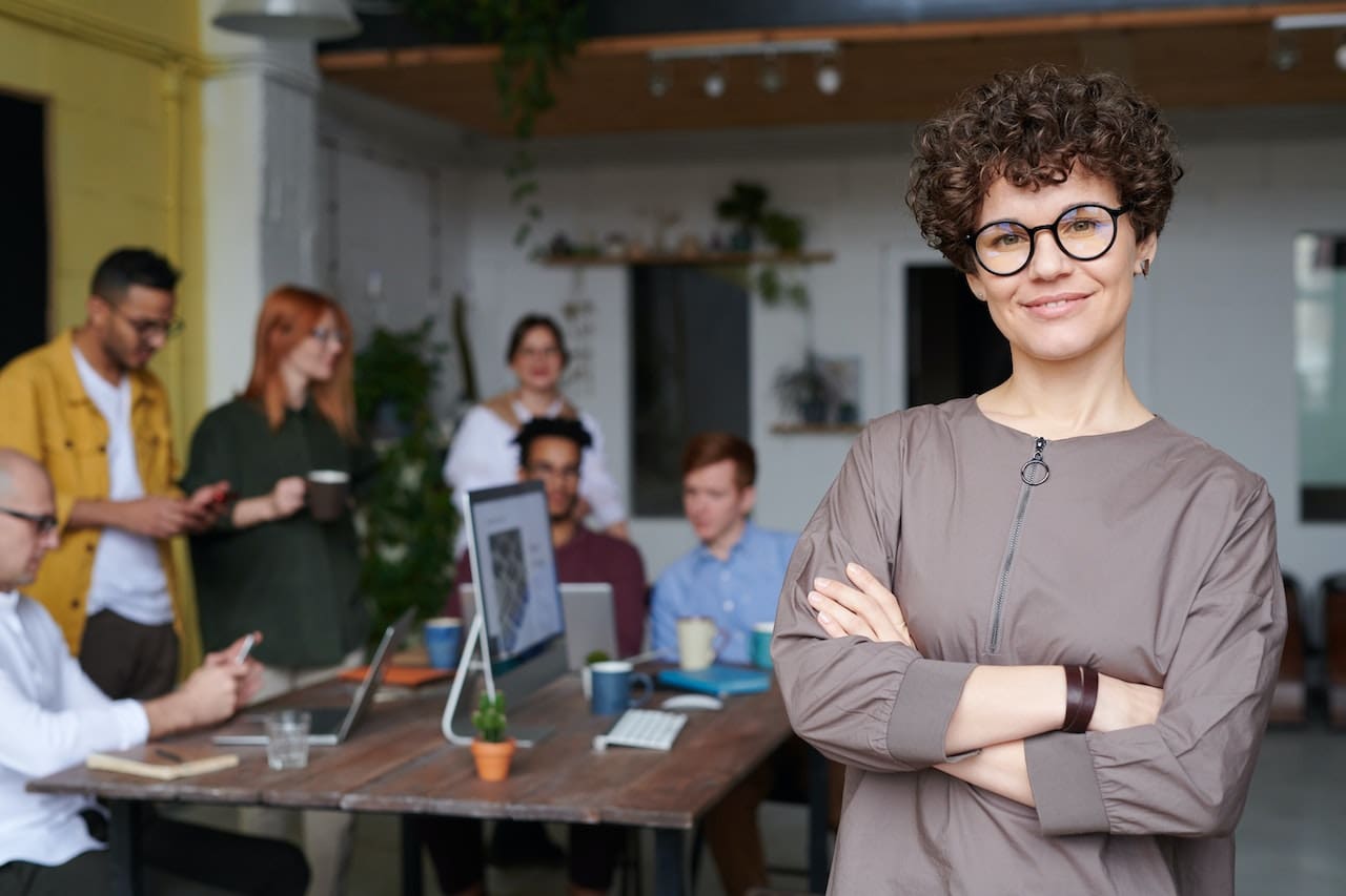 pexels-fauxels-3184405 - Dental CPA smiling woman in a meeting